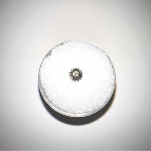 MAYA JEWELRY 14k WHITE GOLD PEONY *clear CZ